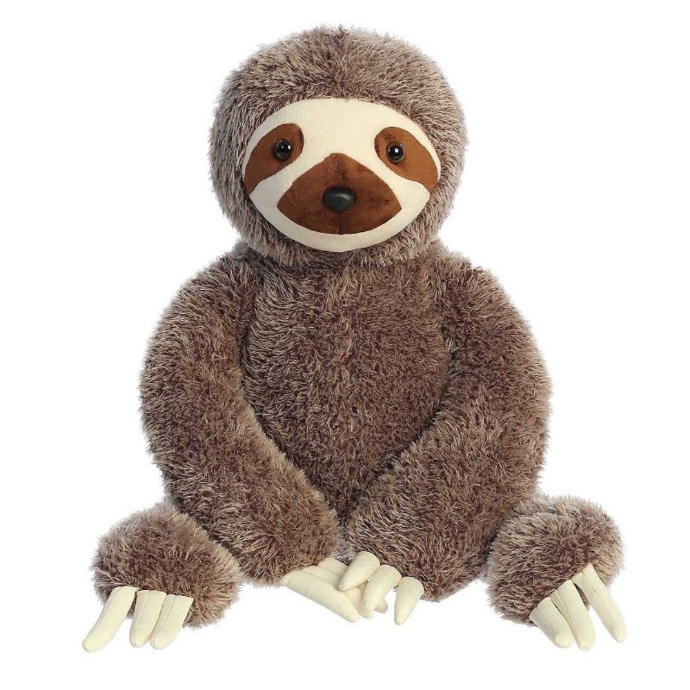 Aurora World Destination Nation Sloth Plush 18” NWT